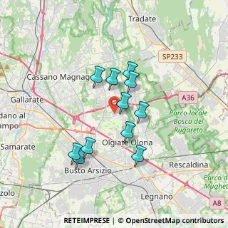 Mappa Via Genova, 21058 Solbiate Olona VA, Italia (2.89182)