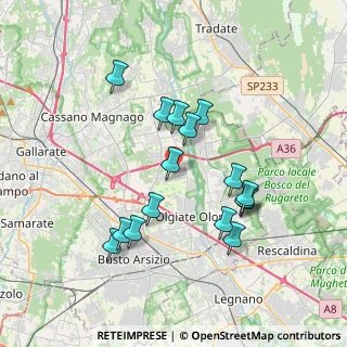 Mappa Via Genova, 21058 Solbiate Olona VA, Italia (3.41)
