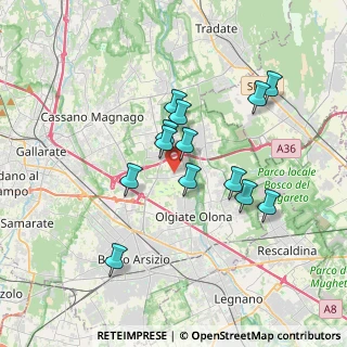 Mappa Via Genova, 21058 Solbiate Olona VA, Italia (3.03308)