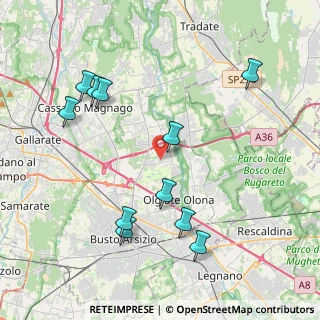 Mappa Via Genova, 21058 Solbiate Olona VA, Italia (4.41818)