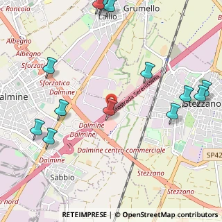 Mappa A4 Torino - Trieste, 24044 Bergamo BG, Italia (1.38077)