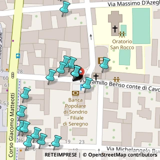 Mappa Via Cavour, 20831 Seregno MB, Italia (0.05)