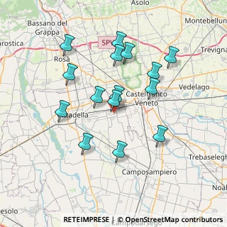 Mappa Via Rizzieri Serato, 35018 San Martino di Lupari PD, Italia (6.84)