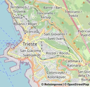Mappa 34142 Trieste TS, Italia (1.95)
