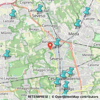 Mappa Via Sprelunga, 20030 Seveso MB, Italia (3.24273)