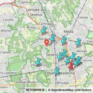 Mappa Via Sprelunga, 20030 Seveso MB, Italia (2.33286)