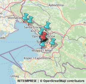 Mappa Via Michelangelo Buonarroti, 34125 Trieste TS, Italia (5.44)