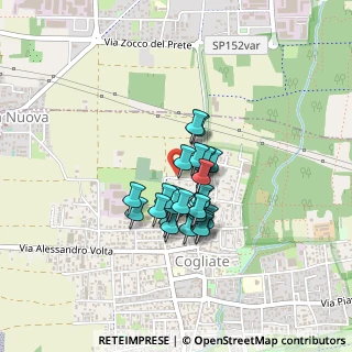 Mappa Via dei Caduti, 20815 Cogliate MB, Italia (0.28214)
