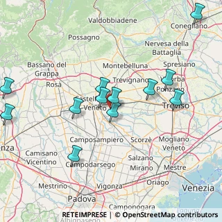 Mappa Via J. F, 31023 Resana TV, Italia (18.98692)