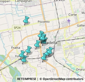 Mappa Via Giuseppe Parini, 35013 Cittadella PD, Italia (1.31308)