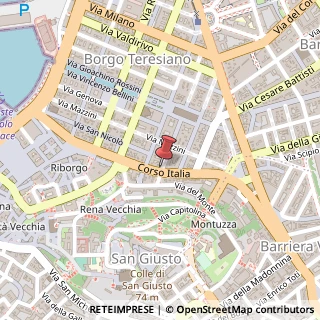 Mappa Corso Italia, 16, 34122 Trieste, Trieste (Friuli-Venezia Giulia)