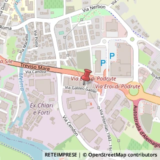 Mappa Via Galileo Galilei, 7, 31057 Silea, Treviso (Veneto)