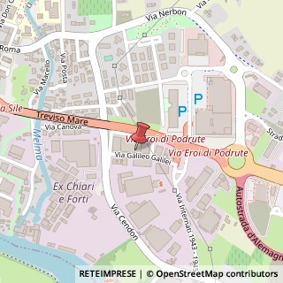 Mappa Via Galileo Galilei, 4, 31057 Silea, Treviso (Veneto)