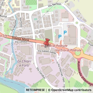 Mappa Via Galileo Galilei, 13/1, 31057 Silea, Treviso (Veneto)