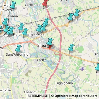 Mappa Via Galileo Galilei, 31057 Silea TV, Italia (2.984)