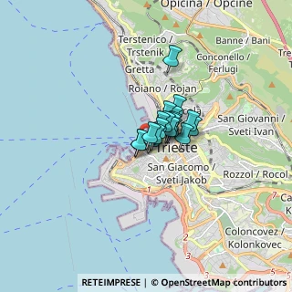 Mappa Riva del Mandracchio, 34123 Trieste TS, Italia (0.68895)