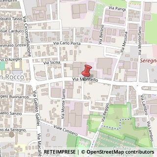Mappa Via Pola, 29, 20833 Seregno, Monza e Brianza (Lombardia)