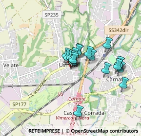 Mappa V. Trieste, 20865 Usmate Velate MB, Italia (0.615)