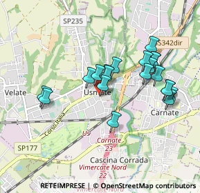 Mappa V. Trieste, 20865 Usmate Velate MB, Italia (0.8305)