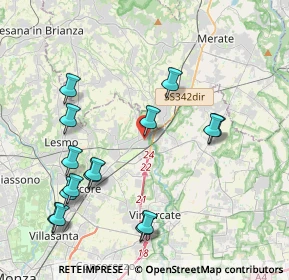 Mappa V. Trieste, 20865 Usmate Velate MB, Italia (4.472)