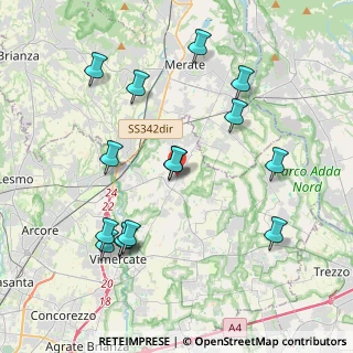 Mappa Via G. Donizetti, 20881 Bernareggio MB, Italia (4.214)