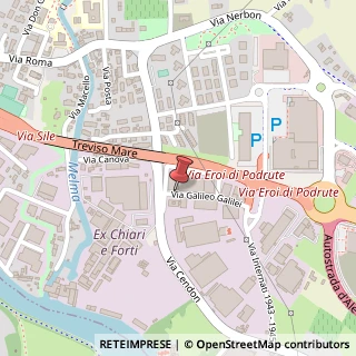 Mappa Via galileo galilei, 31057 Silea, Treviso (Veneto)