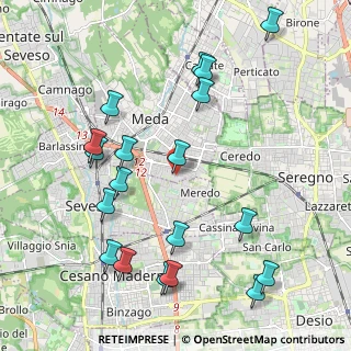 Mappa Via Arno, 20821 Meda MB, Italia (2.35211)