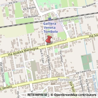Mappa Via Sommavilla, 1, 35019 Tombolo, Padova (Veneto)