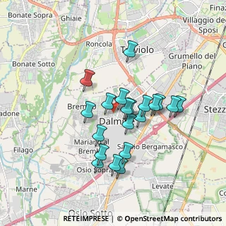 Mappa Viale M. Buttaro, 24044 Dalmine BG, Italia (1.4805)