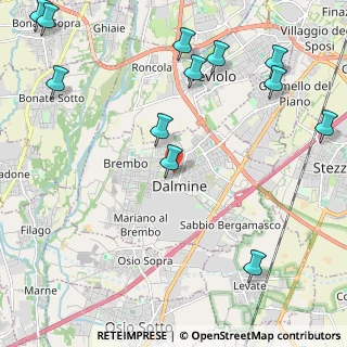 Mappa Viale M. Buttaro, 24044 Dalmine BG, Italia (3.01846)