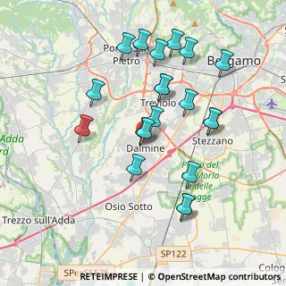 Mappa Viale M. Buttaro, 24044 Dalmine BG, Italia (3.6365)