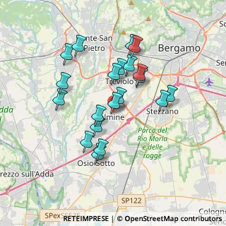 Mappa Via Don G. Rocchi, 24044 Dalmine BG, Italia (3.205)