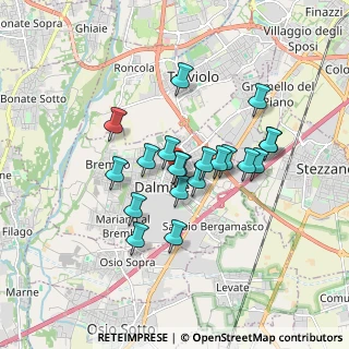 Mappa Via Don G. Rocchi, 24044 Dalmine BG, Italia (1.379)