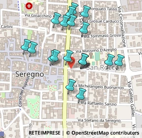 Mappa Via Camillo Benso Conte di Cavour, 20831 Seregno MB, Italia (0.2105)