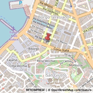 Mappa Corso Italia, 6, 34121 Trieste, Trieste (Friuli-Venezia Giulia)