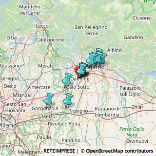 Mappa Via E. Salmeggia, 24044 Dalmine BG, Italia (6.69231)