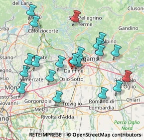 Mappa Via E. Salmeggia, 24044 Dalmine BG, Italia (15.814)