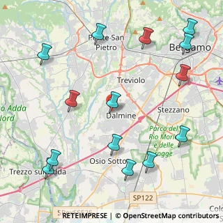 Mappa Via E. Salmeggia, 24044 Dalmine BG, Italia (5.35)