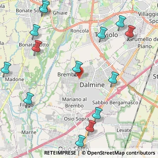 Mappa Via E. Salmeggia, 24044 Dalmine BG, Italia (3.06467)