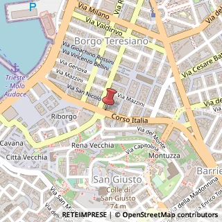 Mappa Corso Italia, 10, 34121 Trieste, Trieste (Friuli-Venezia Giulia)