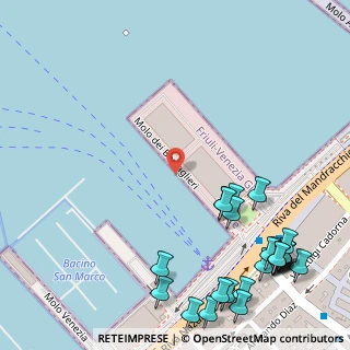 Mappa Molo dei Bersaglieri, 34123 Trieste TS, Italia (0.18)