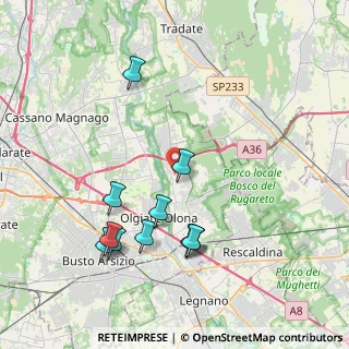 Mappa Via Parini, 21055 Gorla Minore VA, Italia (4.06909)