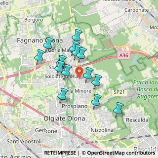 Mappa Via Parini, 21055 Gorla Minore VA, Italia (1.48357)