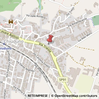 Mappa Via Trieste, 13, 24060 Chiuduno, Bergamo (Lombardia)