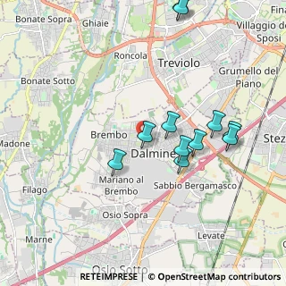 Mappa Via Giuseppe Verdi, 24044 Dalmine BG, Italia (1.91636)