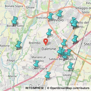 Mappa Via Giuseppe Verdi, 24044 Dalmine BG, Italia (2.5595)
