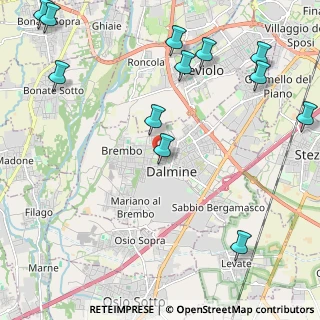 Mappa Via Giuseppe Verdi, 24044 Dalmine BG, Italia (3.02923)