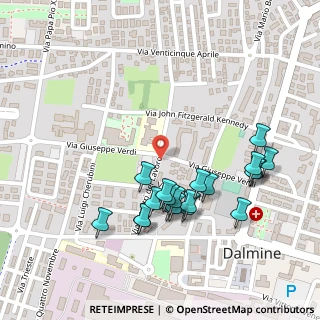 Mappa Via Giuseppe Verdi, 24044 Dalmine BG, Italia (0.2465)
