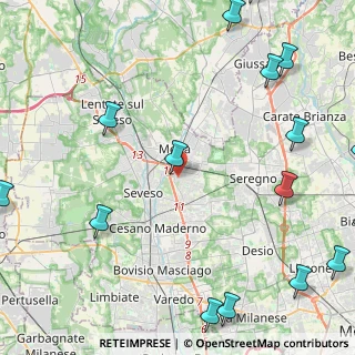 Mappa Via Mestre, 20821 Meda MB, Italia (6.7775)