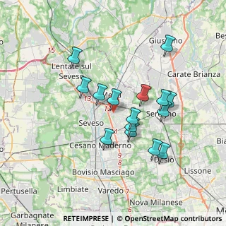 Mappa Via Mestre, 20821 Meda MB, Italia (3.15133)